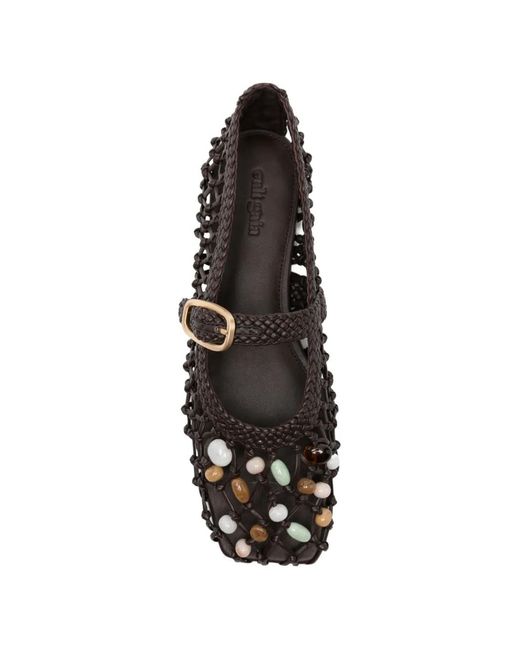 Cult Gaia White Mercier Ballet Flats