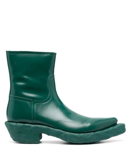 CAMPERLAB Green 55Mm Textured-Sole Boots