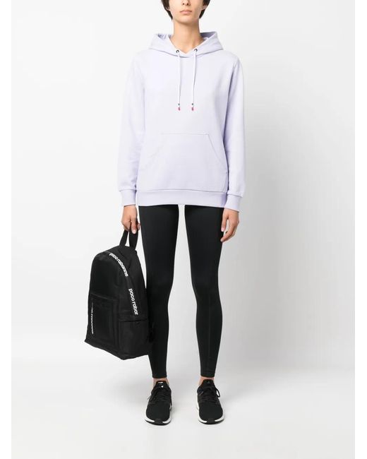 Rossignol Blue Logo-Print Cotton Hoodie