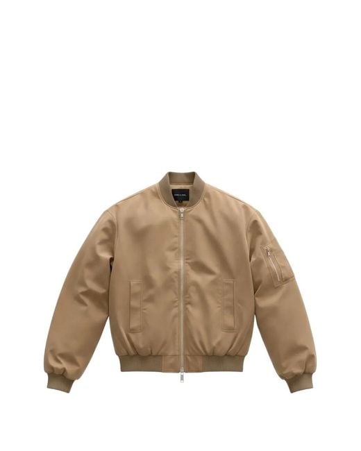 Ralph Lauren Natural Zip-Up Bomber Jacket