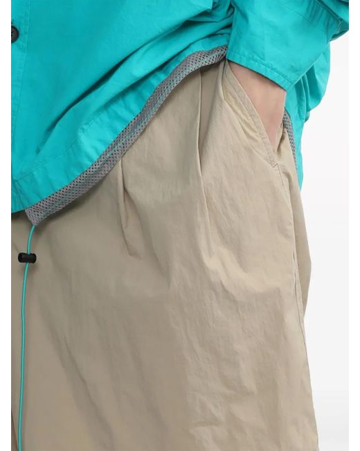 Kolor Natural Pleated Tailored Shorts for men