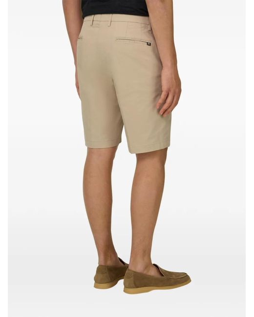 Boggi Natural Stretch-Cotton Chino Shorts for men