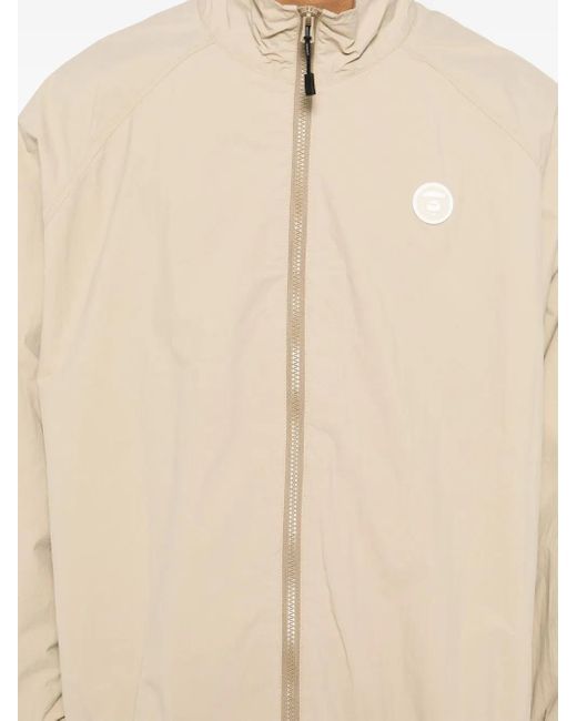 Aape By A Bathing Ape AAPENOW Windbreaker mit Moonface-Logo in Natural für Herren