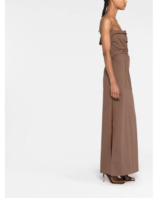 Jacquemus Brown Resort Dresses