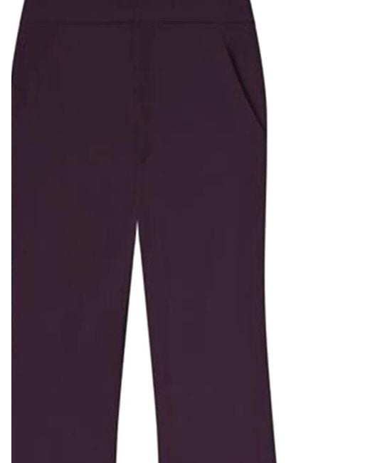 A.L.C. Purple Flared Pocket Pants