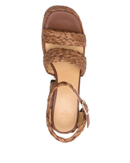 Castaner Fresa 120mm サンダル Brown
