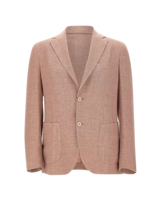 Blazer Con Botones Eleventy de hombre de color Pink