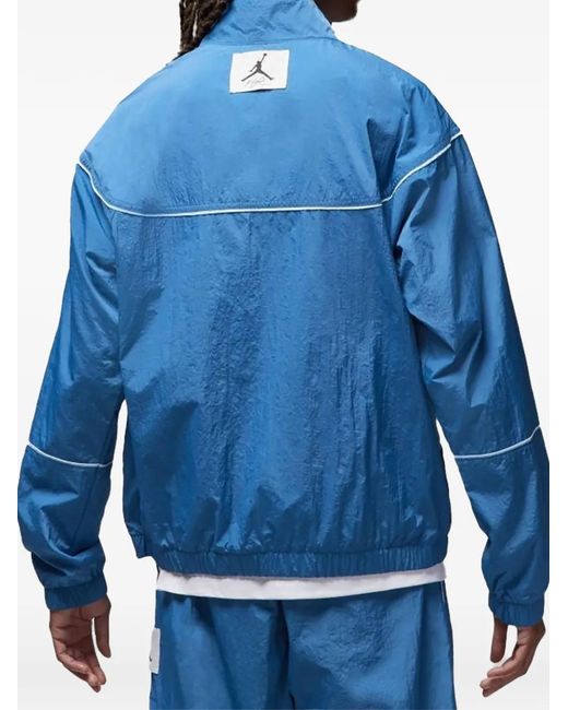 Nike Blue Air Logo-Patch Jacket for men