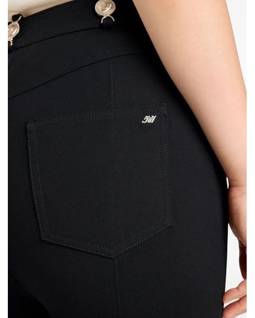 Cinq À Sept Black Devin Embellished Trousers
