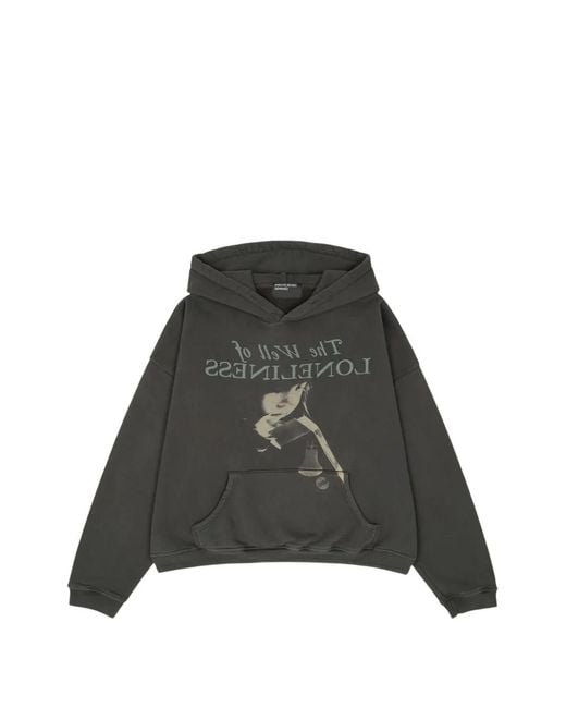 Enfants Riches Deprimes Black Well Of Loneliness Graphic-Print Hoodie for men