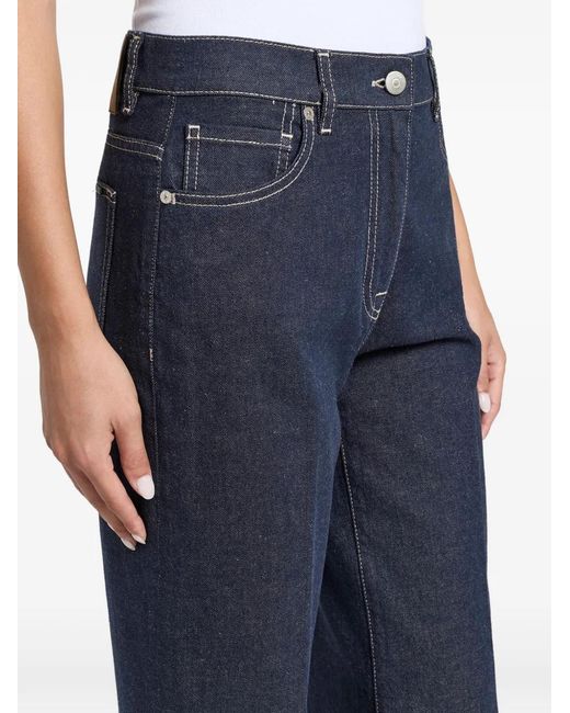 Peserico Blue Five-Pocket Jeans