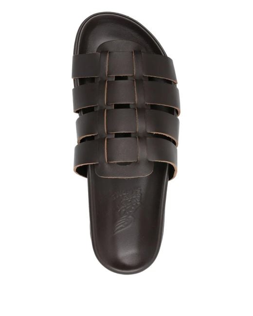 Sandalias Laodamas Ancient Greek Sandals de hombre de color Black