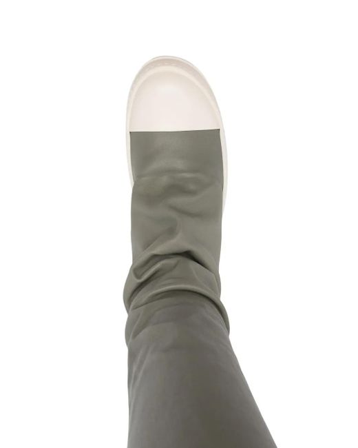 Rick Owens ハイストッキング スニーカー White