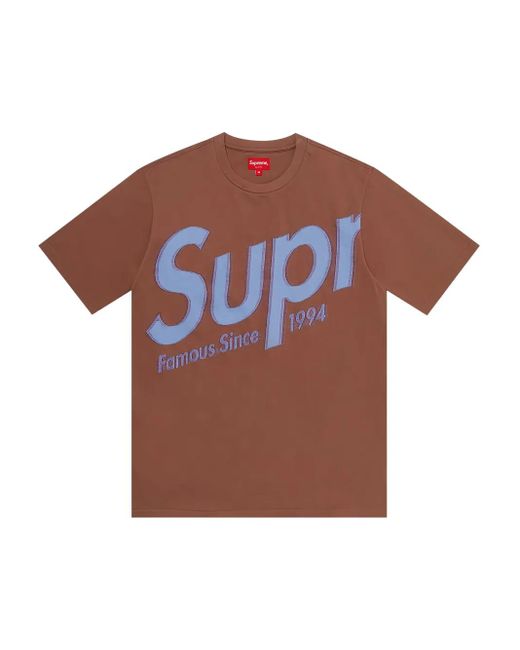 Supreme ロゴ Tシャツ Brown