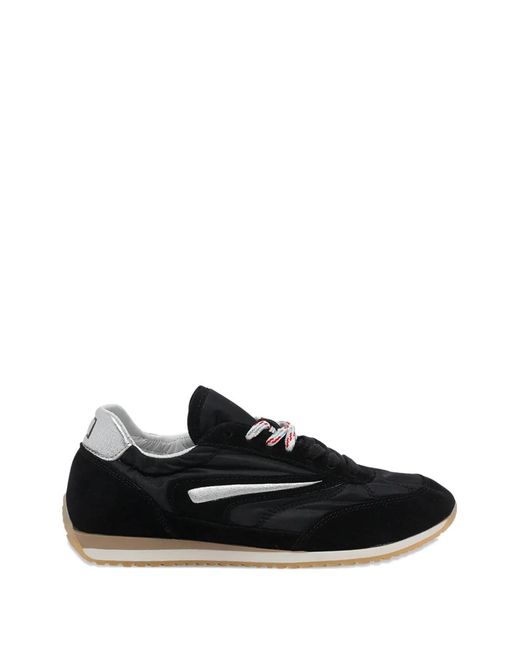 Date Black Athleta Round-Toe Sneakers