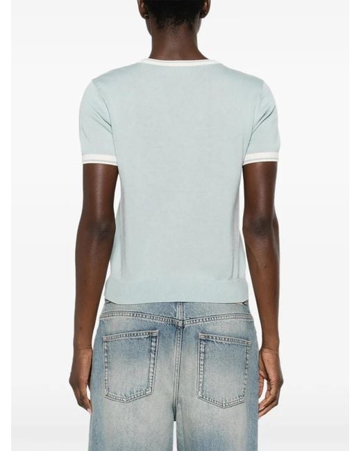 Ralph Lauren Blue Logo-Motif Short-Sleeve T-Shirt