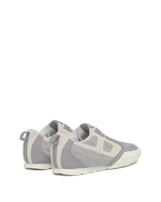 DIESEL White Baskets Matelassées S-Pagodha À Logo Appliqué for men