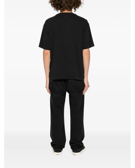 Melt Black Graphic-Print T-Shirt for men