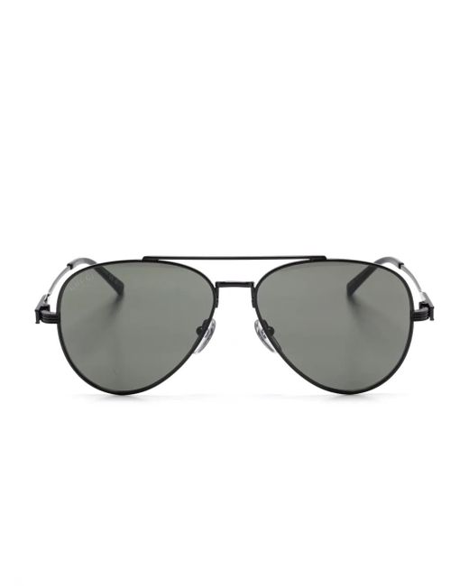 Gucci Gray Pilot-Frame Sunglasses for men