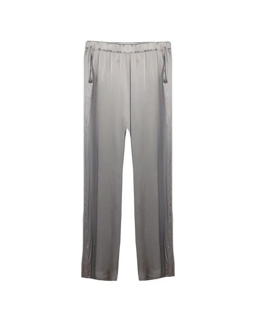 Kangra Gray Elasticated-Waist Trousers