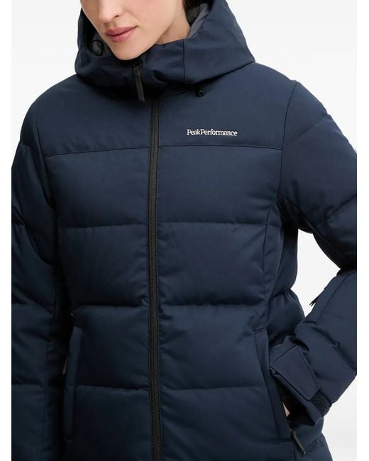Abito Da Sci Con Cappuccio di Peak Performance in Blue