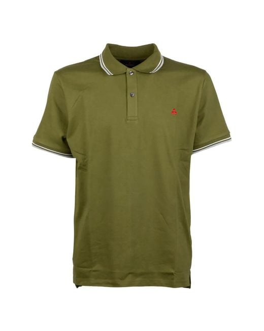 Peuterey Green Trim Polo Shirt for men