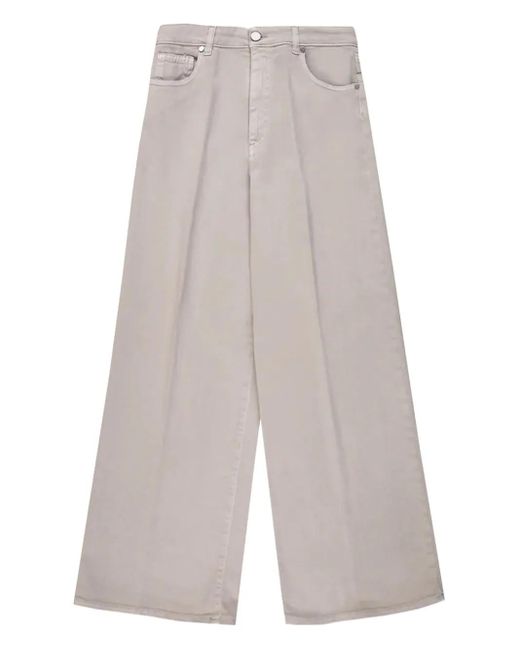 Vaqueros anchos Taylor Cruna de color White