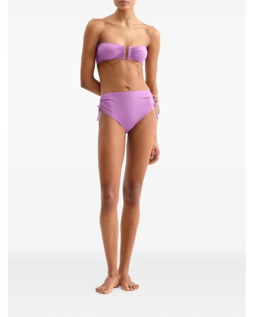 Eres Pink Sofia Drawstring-Side Bikini Briefs