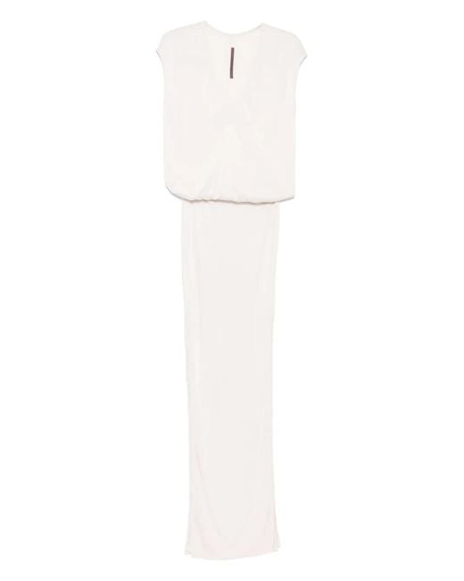 Rick Owens White Dylan Gown