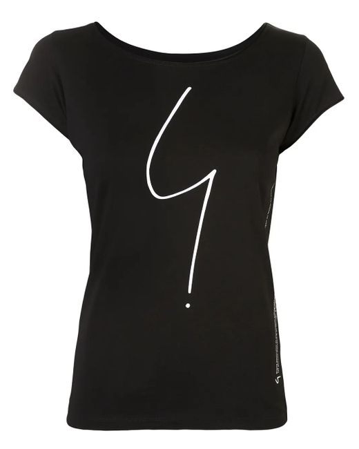 Agnes B. Black Australie Short-Sleeved T-Shirt