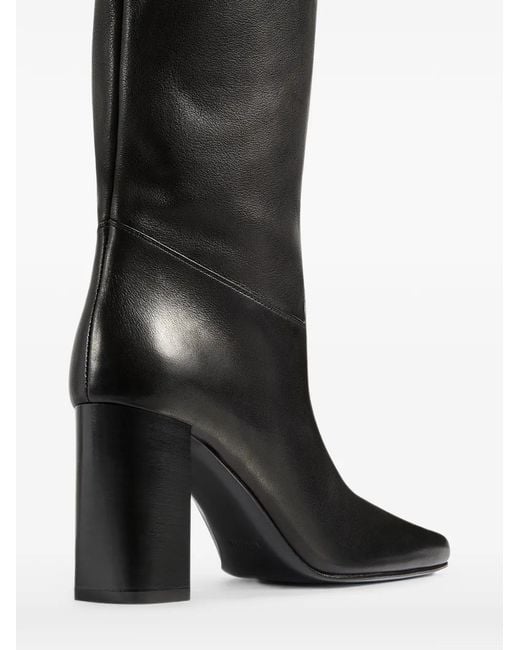 Khaite Black Petra Ankle Boots