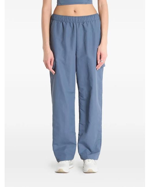 The North Face Blue Logo-Print Cargo Pants