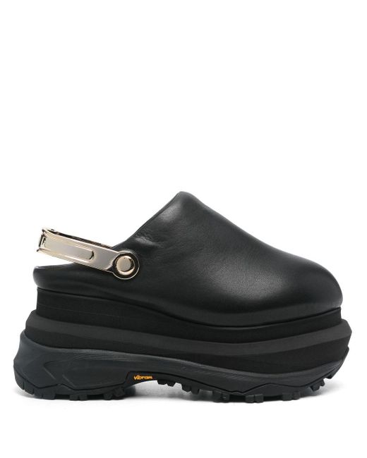 国内より1WEEK【sacai】Leather Sabot Wedges 国内より1WEEK【sacai】Leather Sabot Wedges