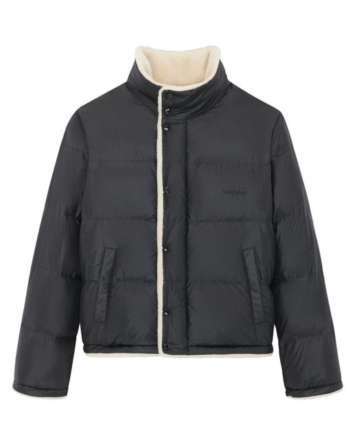 Saint Laurent Black Puff Down Shearling-lined Jacket for men