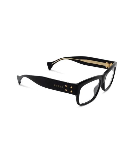 Gucci Black Logo-Print Glasses for men