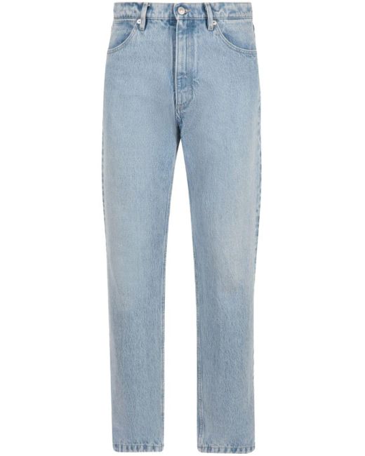 Bally Blue Mid-Rise Slim-Fit Jeans for men