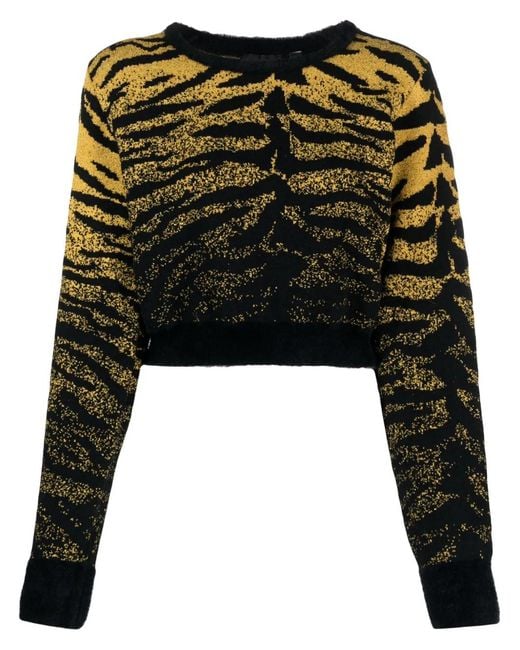 Gcds Cropped Trui in het Black