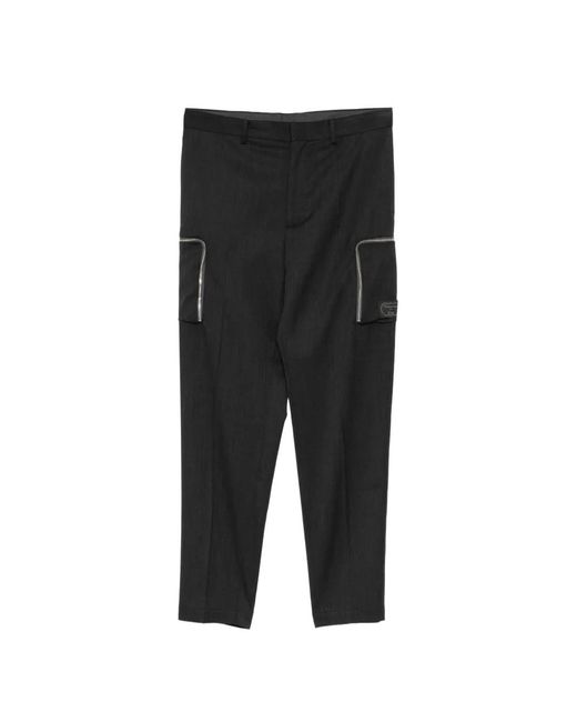 Undercover Black Zip-Pocket Cargo Pants for men