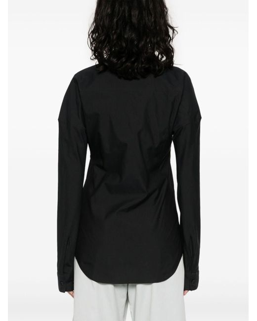 Camicia con colletto multi-way di Lemaire in Black