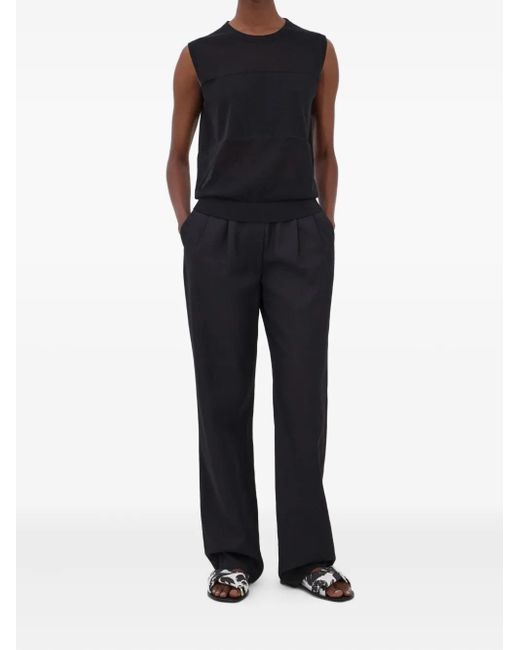 Loulou de Saison Black Anita Sleeveless Top
