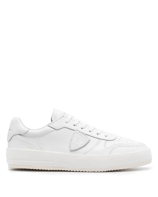 Philippe Model White Sneakers for men