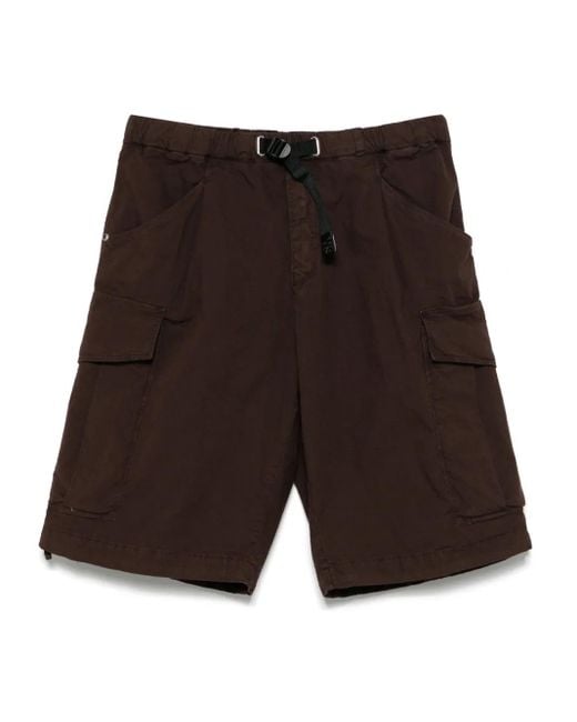 メンズ White Sand Cotton-blend Shorts Black