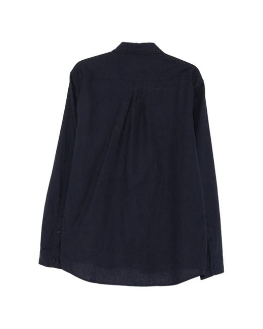 Les Deux Blue Button-Down Collar Shirt for men