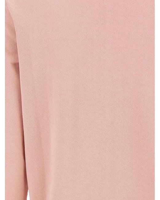 Pull À Bords Côtelés Kangra en coloris Pink