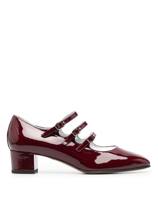 CAREL PARIS Brown Kina Mary Janes Pumps