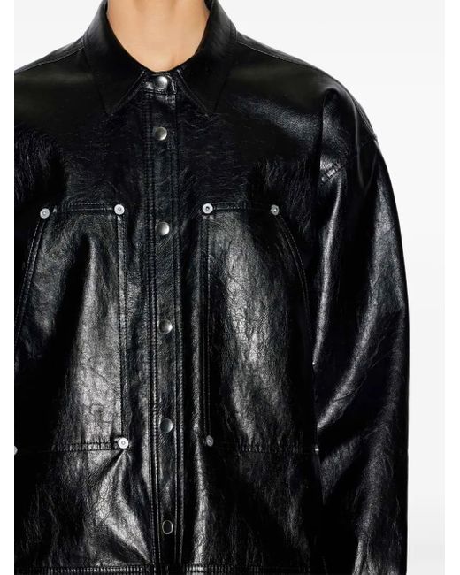 Isabel Marant Ayali アニマルフリーレザードレス Black