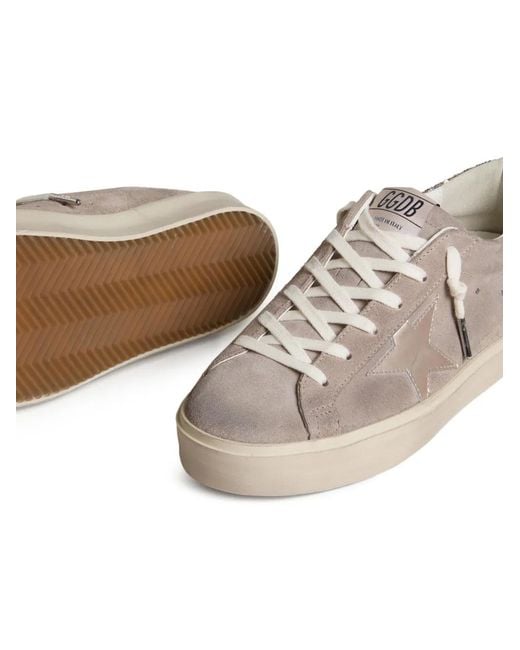 Golden Goose Deluxe Brand Brown Baskets Hi Star À Paillettes
