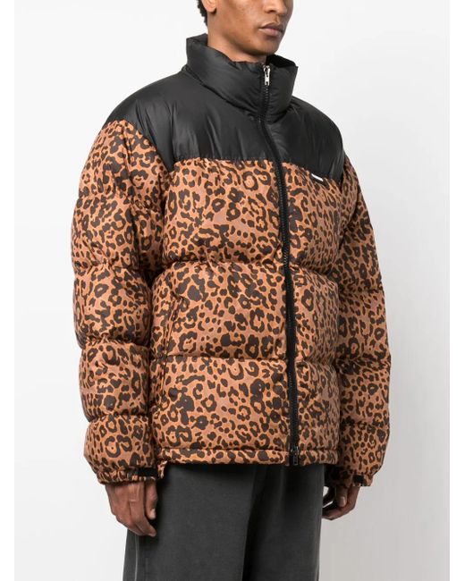 Vetements Brown Zip-Fastening Padded Jacket