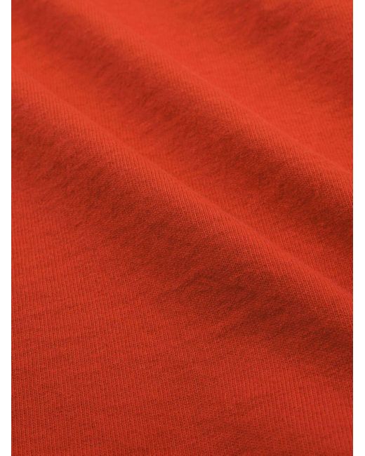 Sporty & Rich Red Wellness Ivy Cropped Sweatshirt