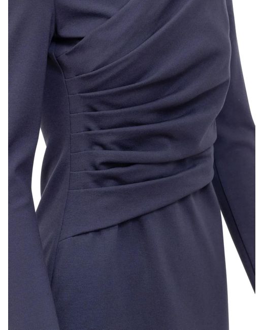 Emporio Armani Blue Asymmetric Dress